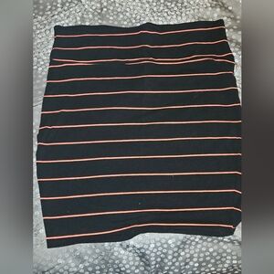 MUST GO!!! Torrid black and orange stripped pencil dress size 2